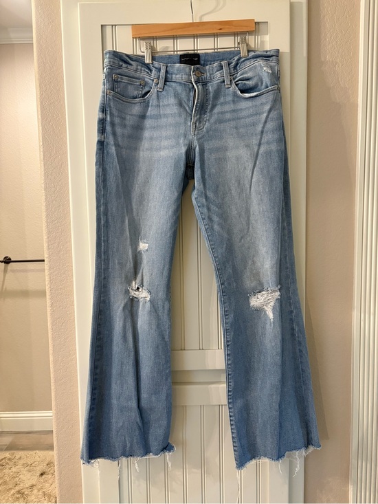 Lucky Brand Denim - Lucky Brand Light Blue Distressed Flare Jeans